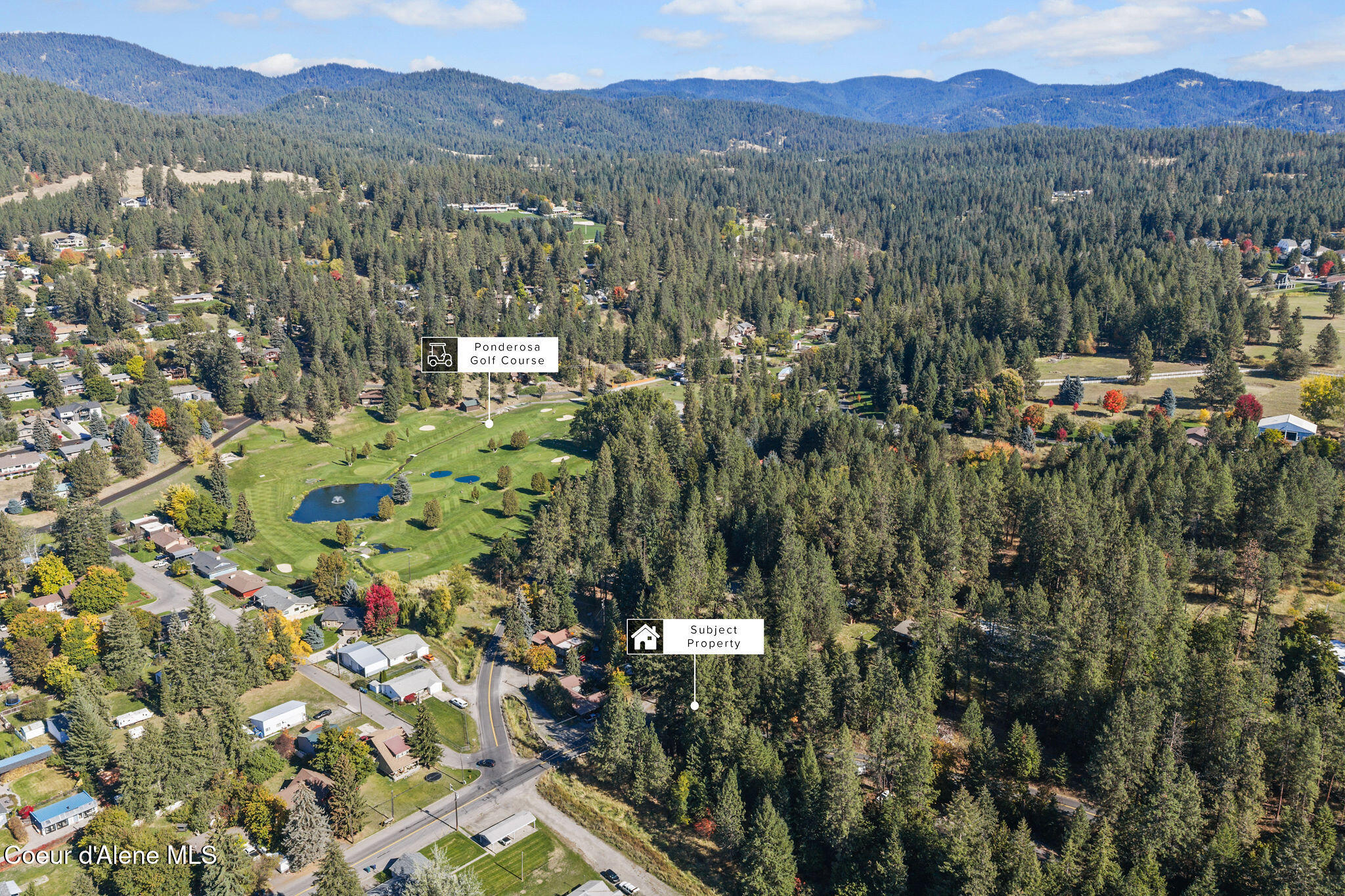 957 East Giesa Road Coeur D'Alene, ID 83814 - Photo 2 of 42 Aerial