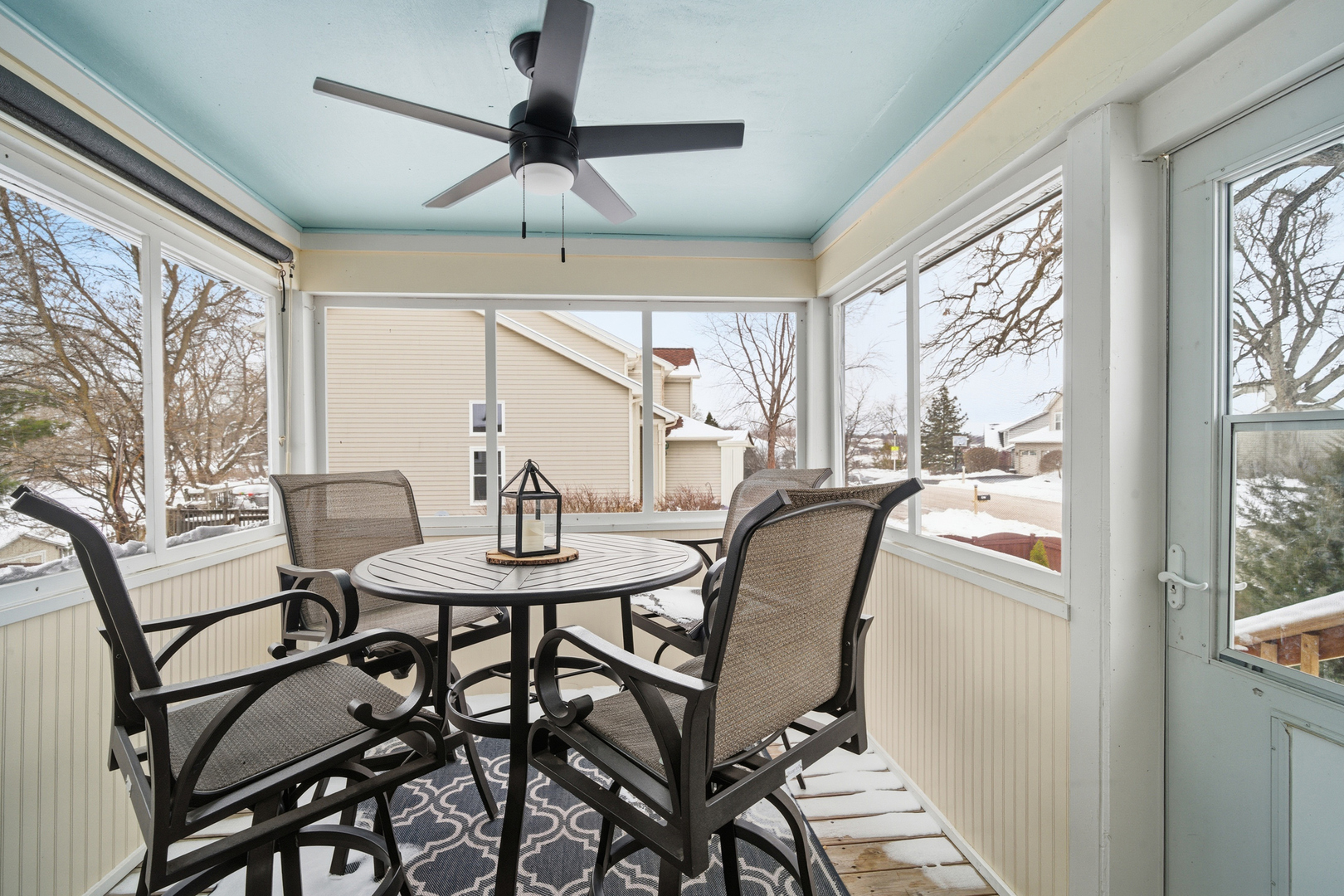 1032 Oak Tree Trail Lake Villa, IL 60046 - Photo 20 of 23 a view of a dining room with furniture window and outside view