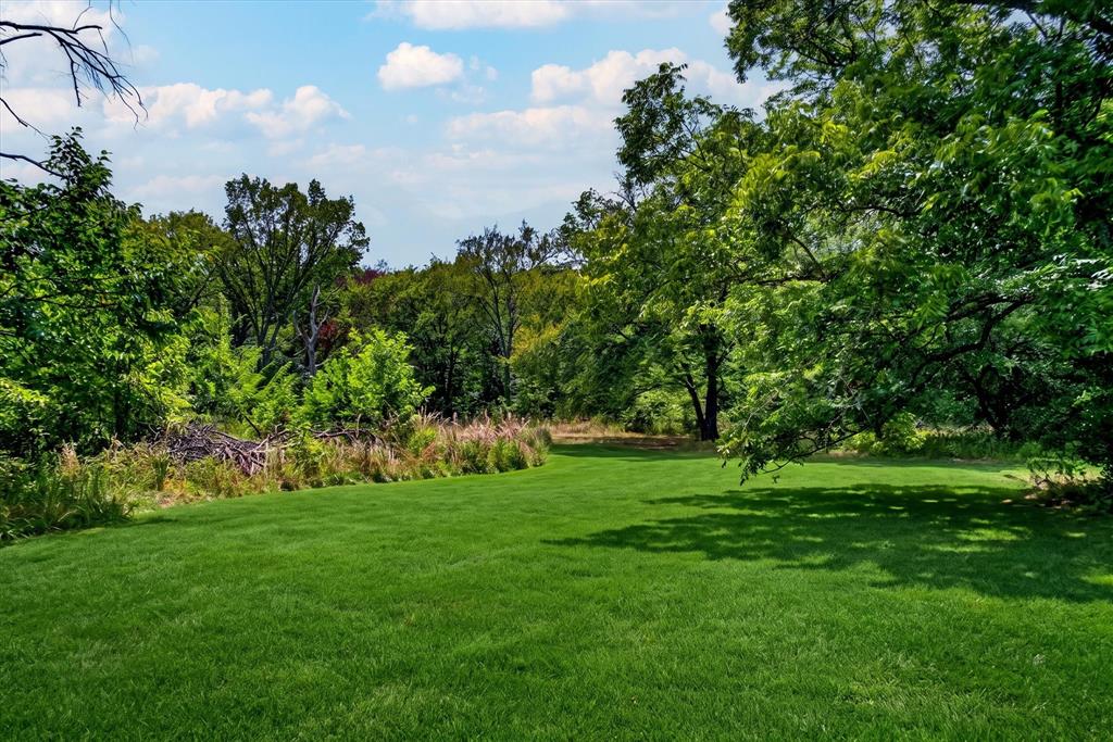 4571 Running Branch Road Aubrey, TX 76227 - Photo 5 of 26 Expansive green lawn surrounded by mature trees, offering a private, natural setting