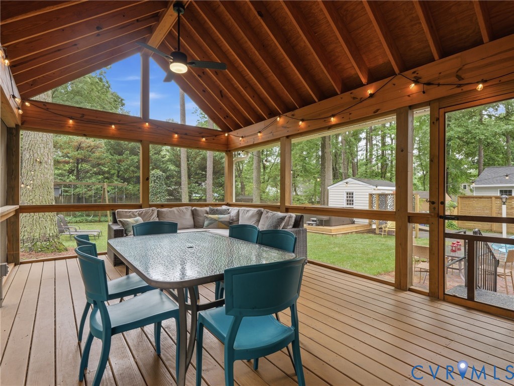 8803 Watlington Road Henrico, VA 23229 - Photo 26 of 31 Stunning screened-in porch (2020) perfect for loun