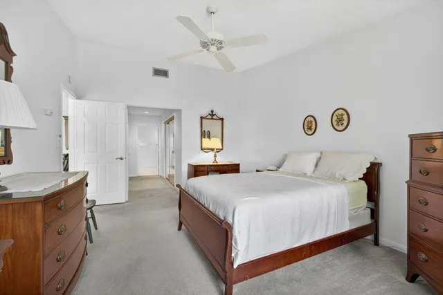 a bathroom with a double vanity sink and mirror