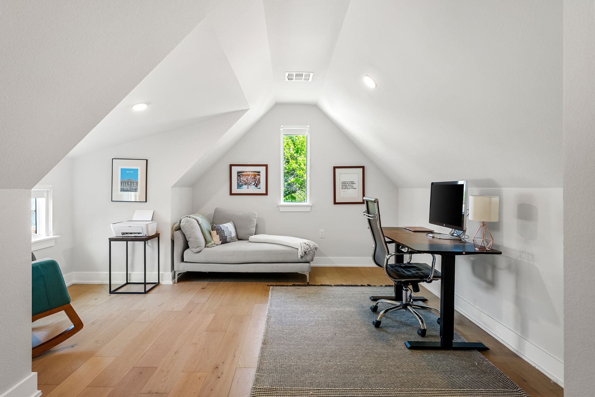 5109 Stone Gate Drive, Unit 1 Austin, TX 78721 - Photo 27 of 36 a living room with furniture and a flat screen tv