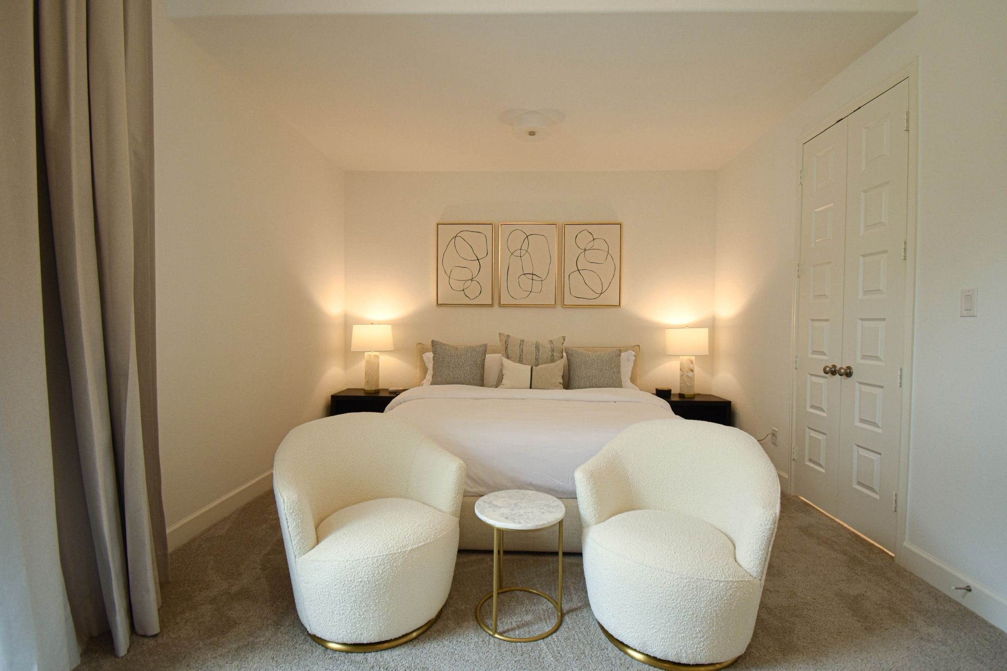 176 Sweeping Valley Drive Montgomery, TX 77316 - Photo 15 of 50 a bedroom with a bed and a couch