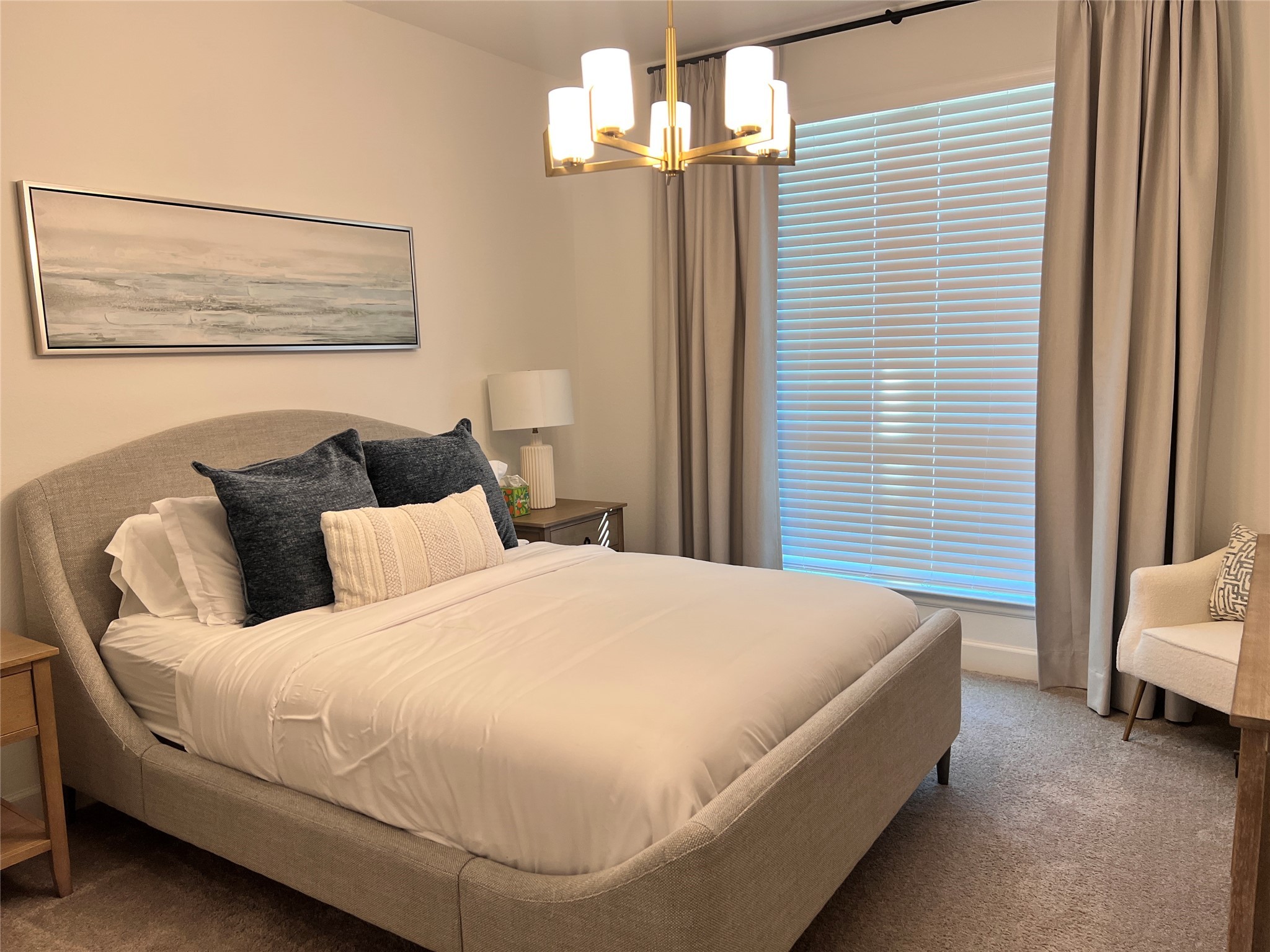 176 Sweeping Valley Drive Montgomery, TX 77316 - Photo 21 of 50 a large bed sitting in a bedroom next to a window