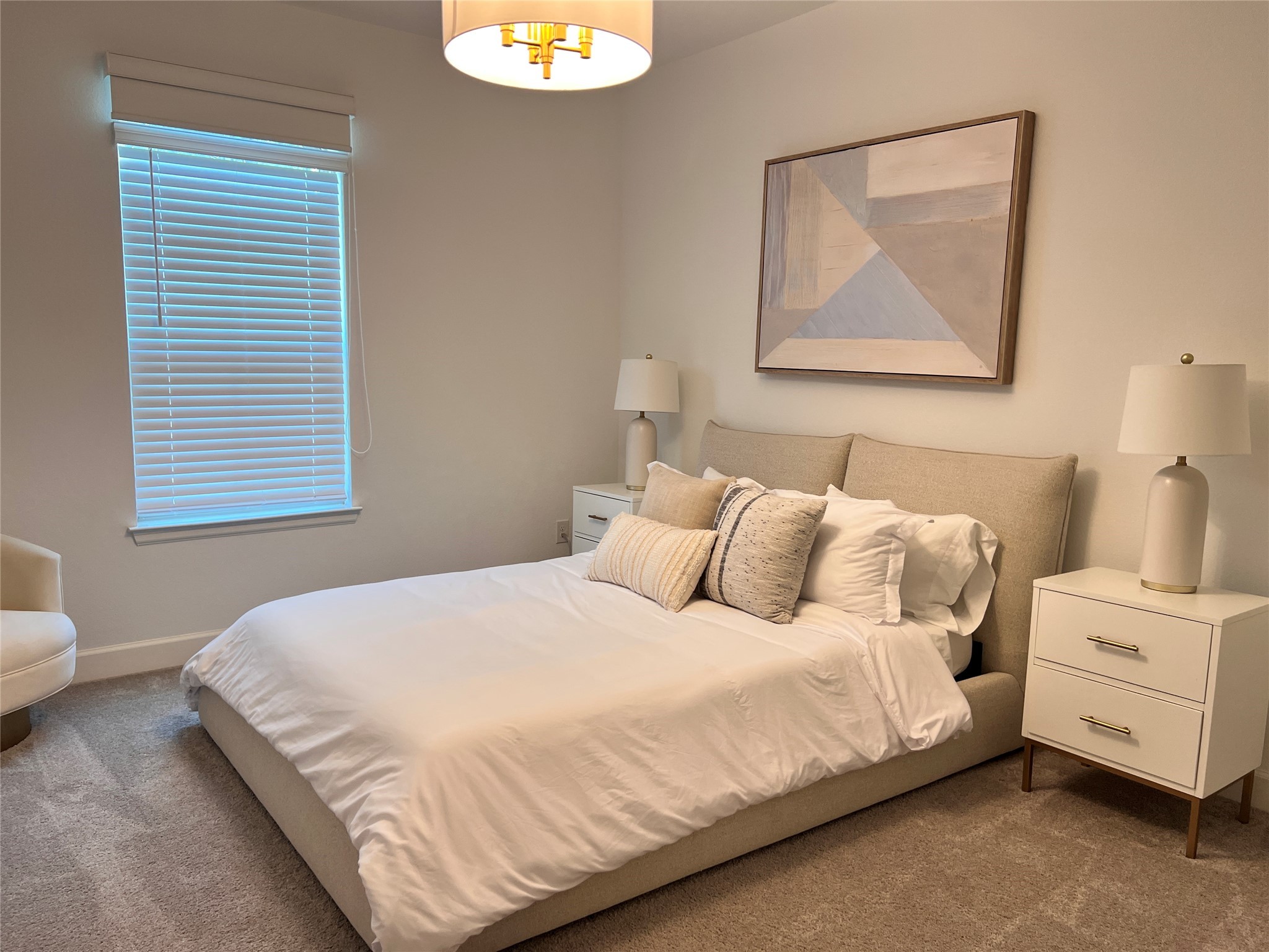 176 Sweeping Valley Drive Montgomery, TX 77316 - Photo 39 of 50 a bedroom with a bed and a couch