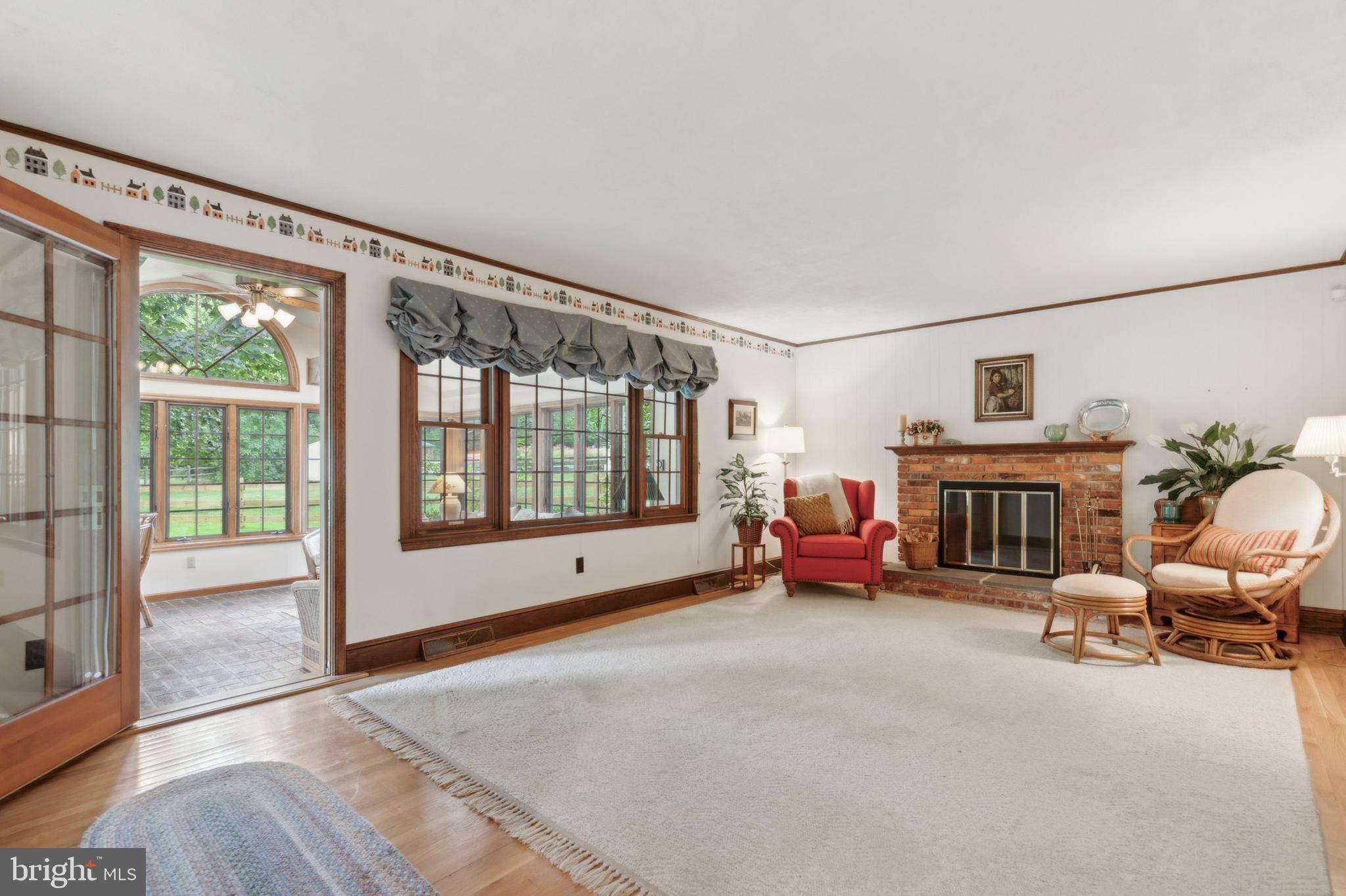 309 East Fiedler Road Ambler, PA 19002 - Photo 17 of 52 Family Room with Wood Fireplace
