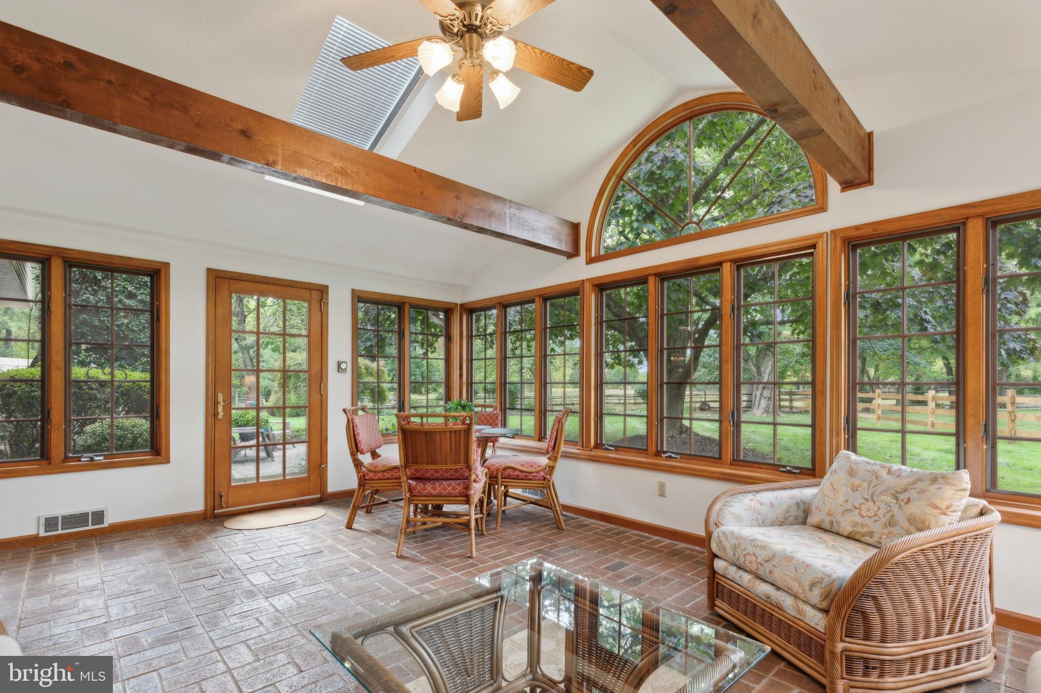 309 East Fiedler Road Ambler, PA 19002 - Photo 20 of 52 Sunroom Vaulted Ceiling with Skylights