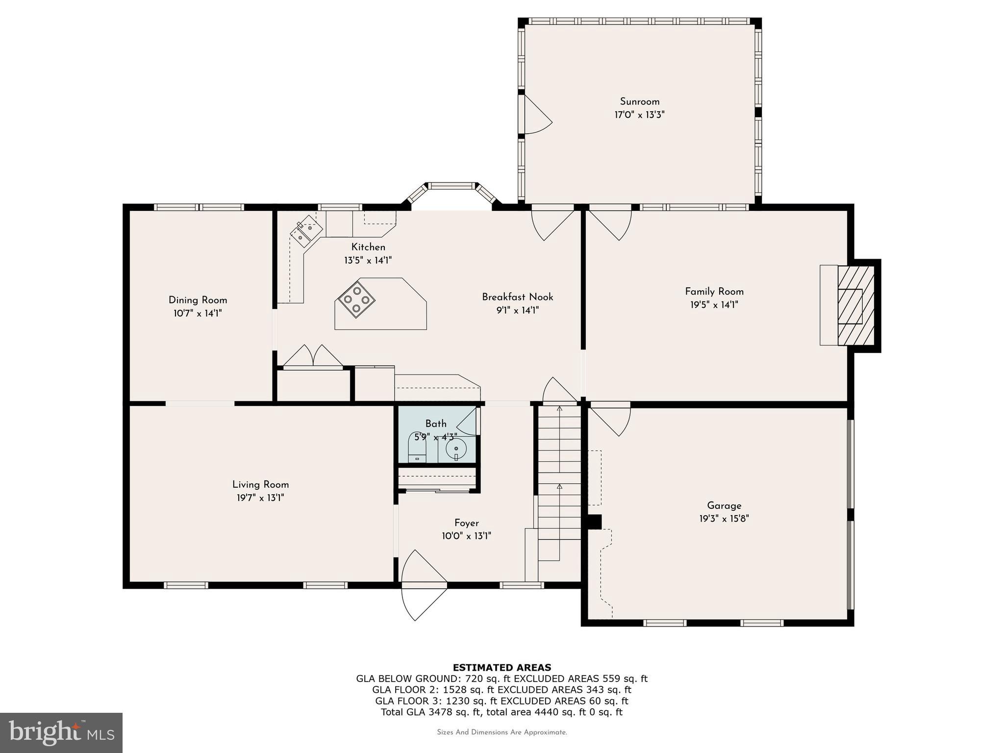 309 East Fiedler Road Ambler, PA 19002 - Photo 22 of 52 Main Floor Plan