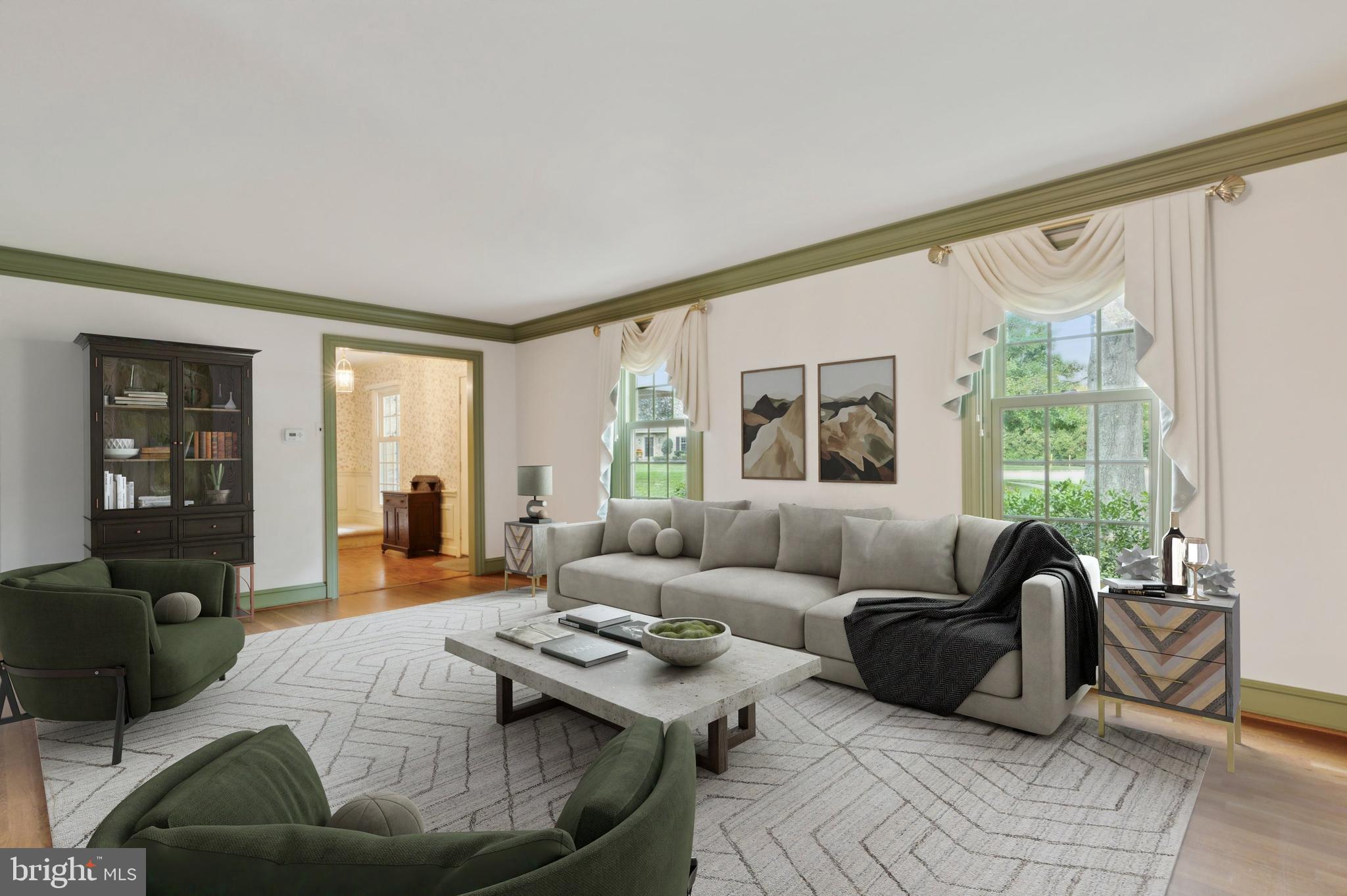 309 East Fiedler Road Ambler, PA 19002 - Photo 7 of 52 Living Room Virtually Staged