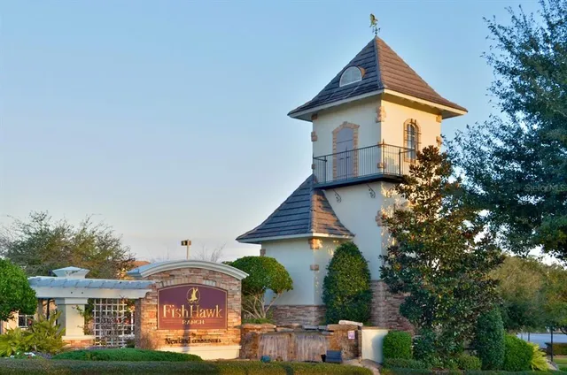 a front view of a building