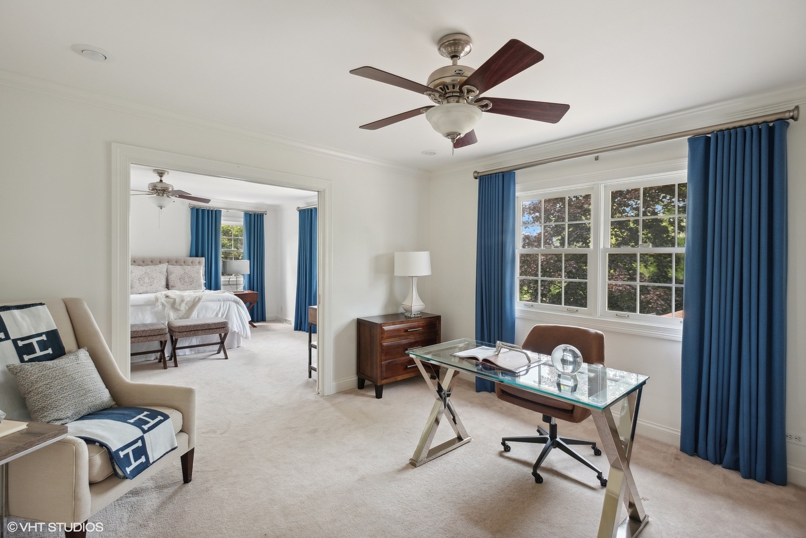 2420 Dorina Drive Northfield, IL 60093 - Photo 28 of 51 a living room with furniture and a large window