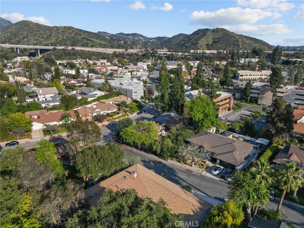 1519 Lynglen Drive Glendale, CA 91206 - Photo 39 of 39 an aerial view of residential house with outdoor space and mountain view