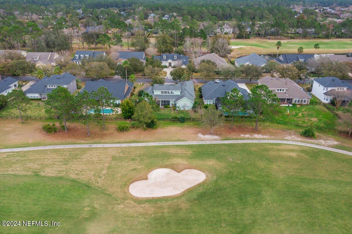 757 Eagle Point Drive St. Augustine, FL 32092 - Photo 38 of 44 an aerial view of residential houses with outdoor space and swimming pool