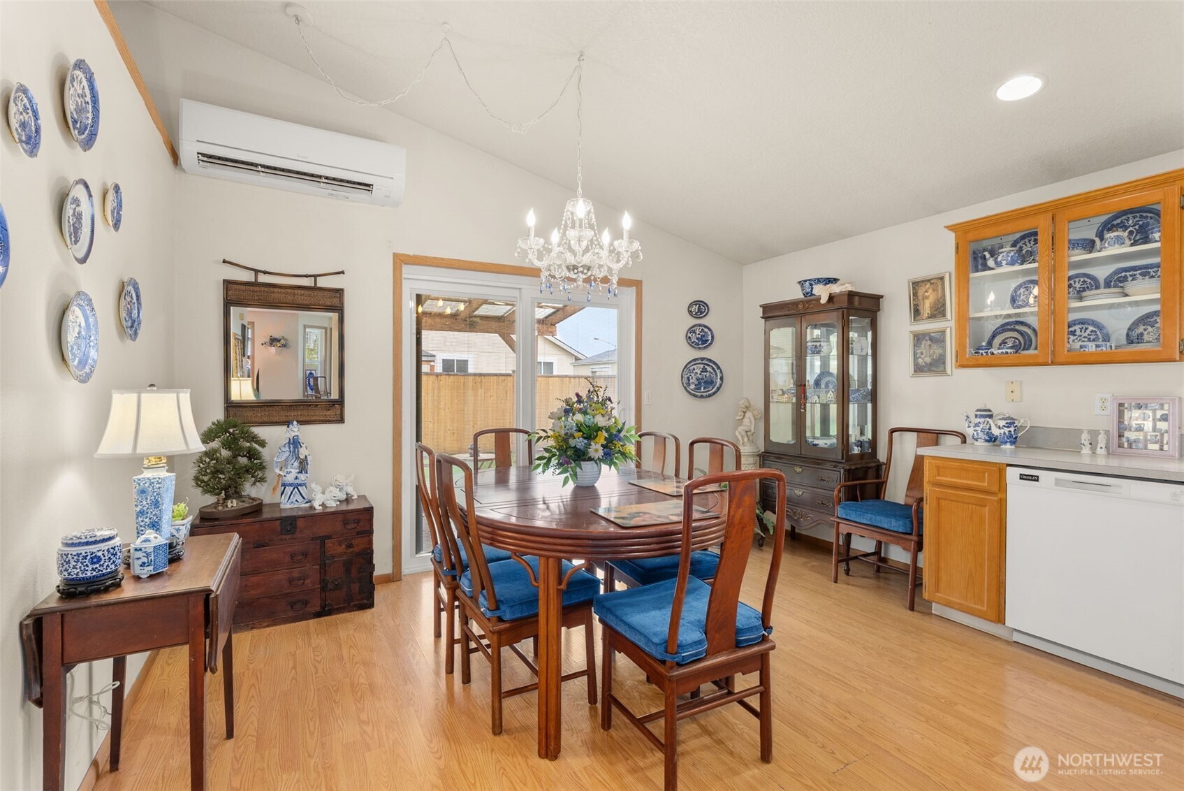 118 Rose Marie Drive Chehalis, WA 98532 - Photo 13 of 27 a view of a dining room with furniture and chandelier