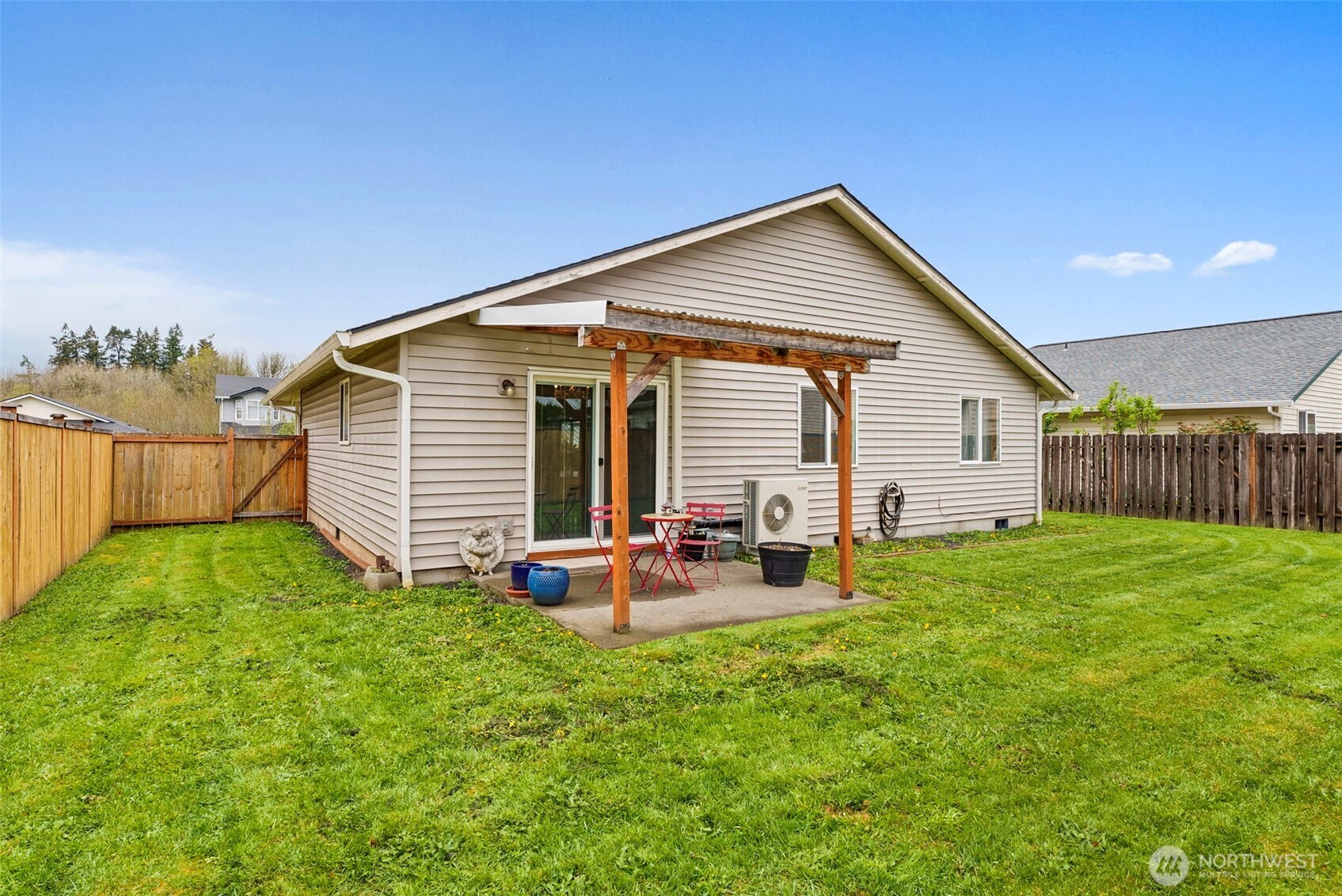 118 Rose Marie Drive Chehalis, WA 98532 - Photo 23 of 27 a view of a house with backyard and sitting area