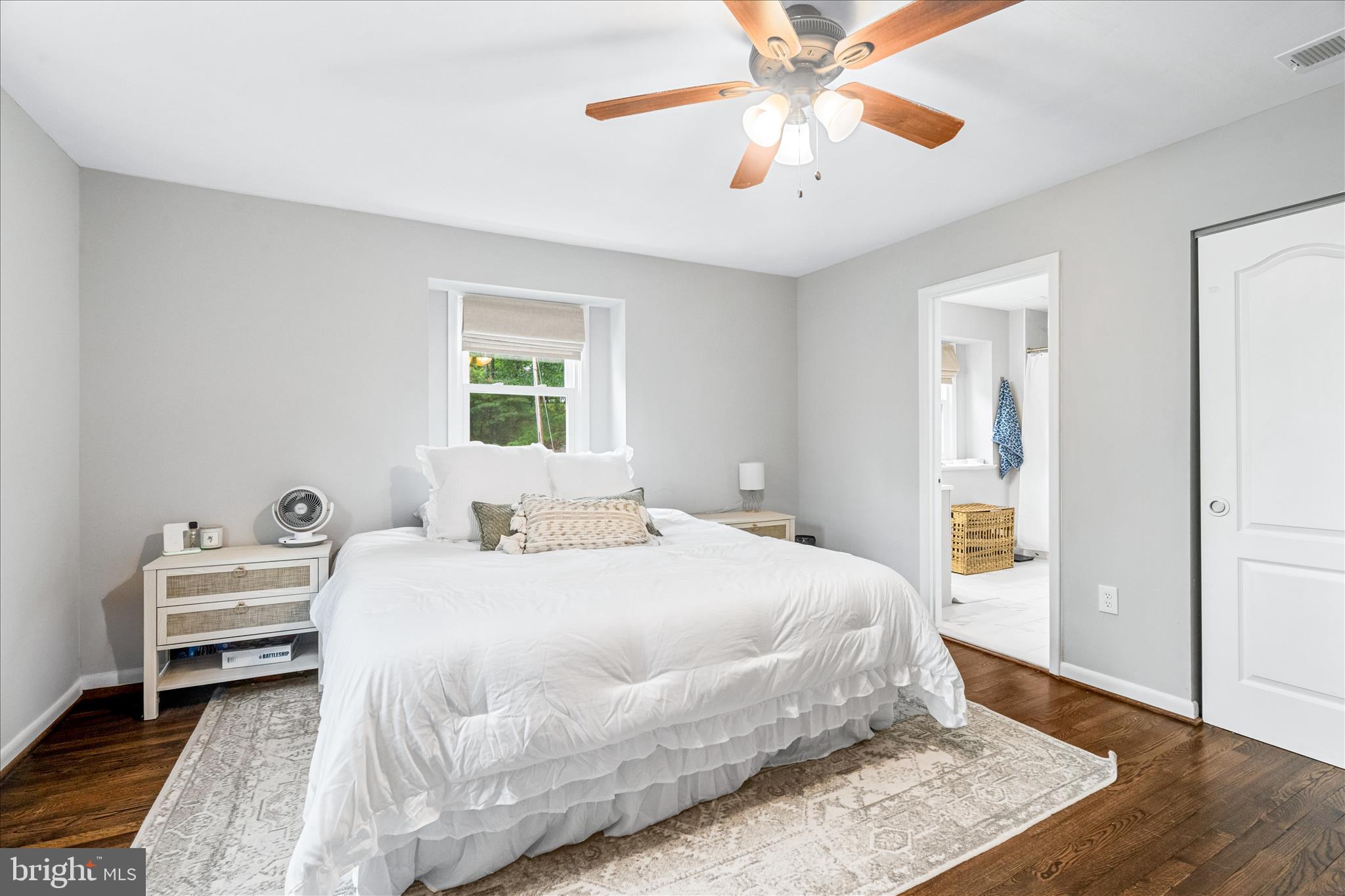 4217 Bill Moxley Road Mount Airy, MD 21771 - Photo 25 of 57 a bedroom with a bed and a chandelier