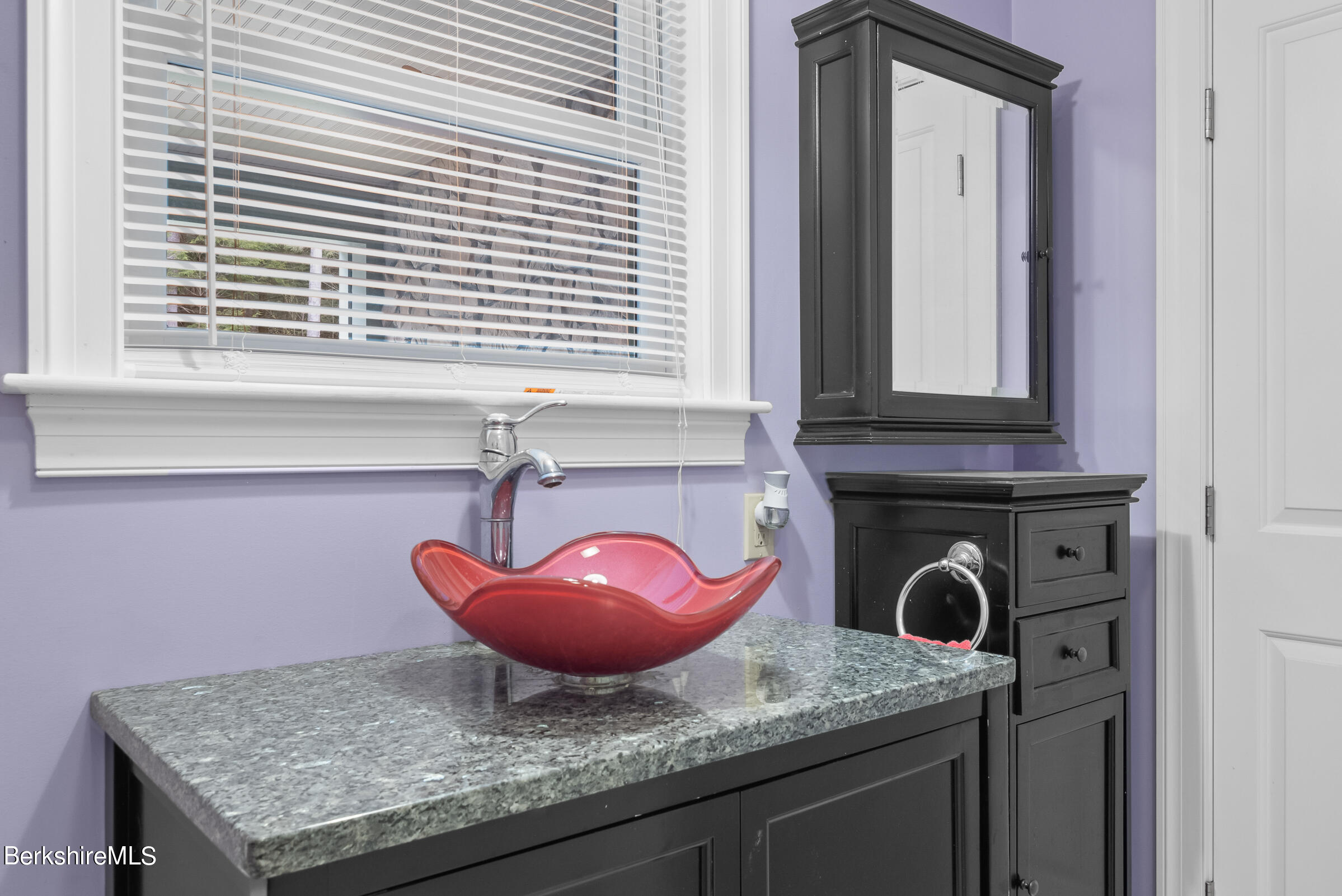 10 Antin Road Chesterfield, MA 01012 - Photo 20 of 36 a kitchen with a granite countertop sink and cabinets