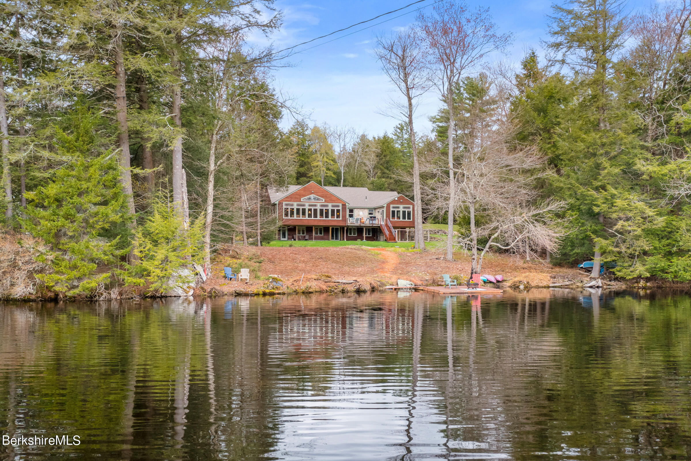 10 Antin Road Chesterfield, MA 01012 - Photo 2 of 36 a view of a lake with houses