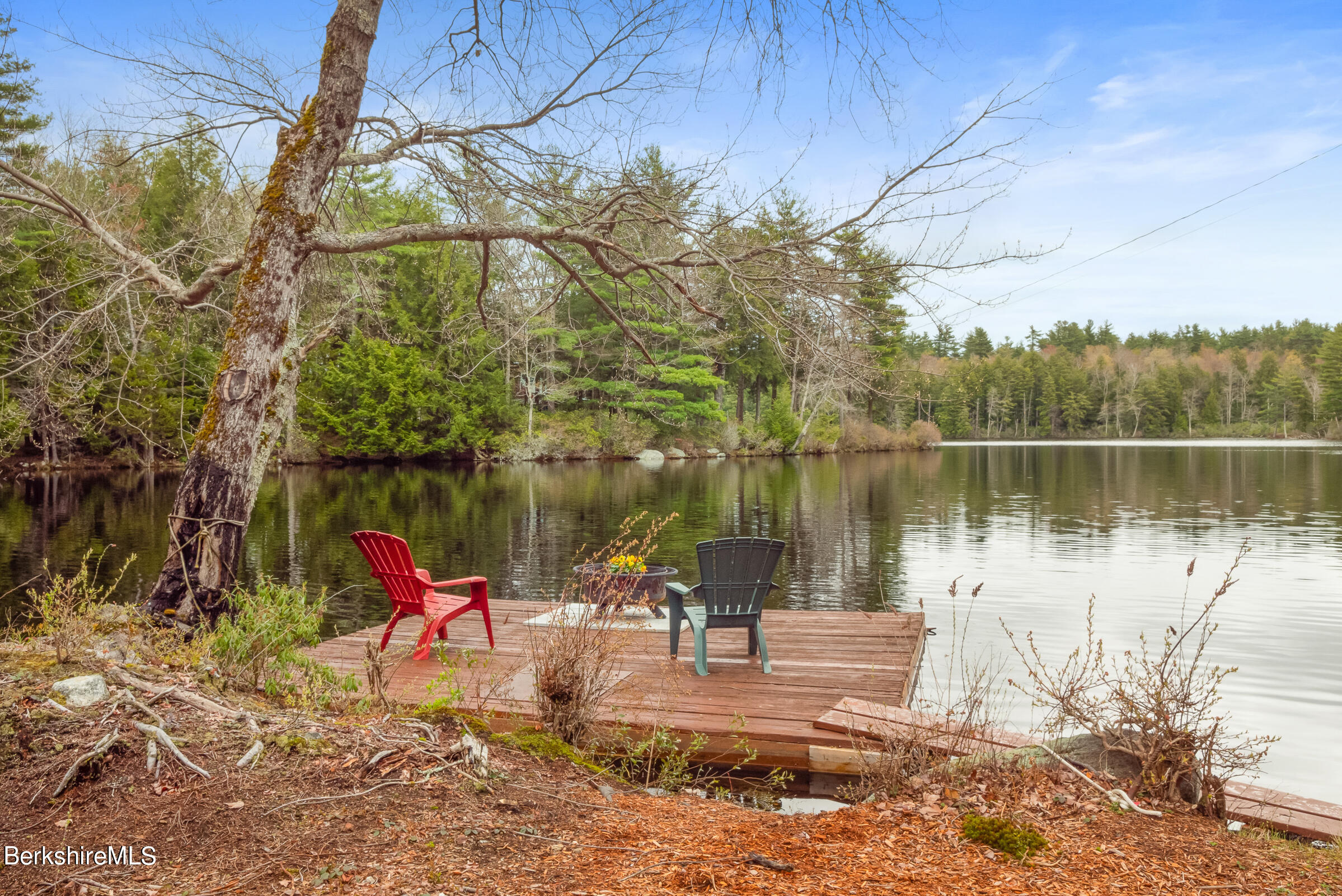 10 Antin Road Chesterfield, MA 01012 - Photo 31 of 36 a lake view with a wooden fence