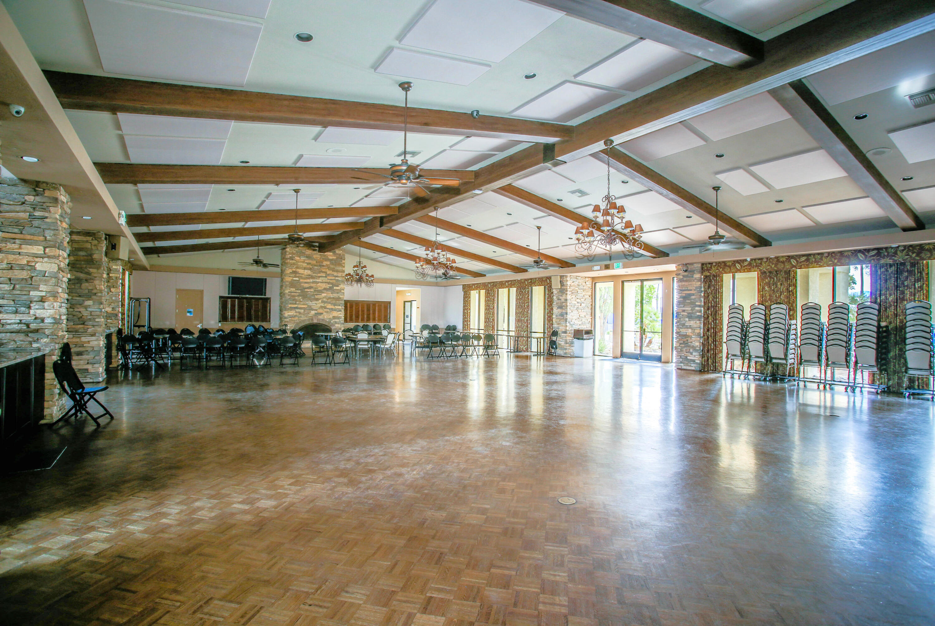 69411 Ramon Road, Unit 463 Cathedral City, CA 92234 - Photo 40 of 52 a view of a room with lots of wooden furniture