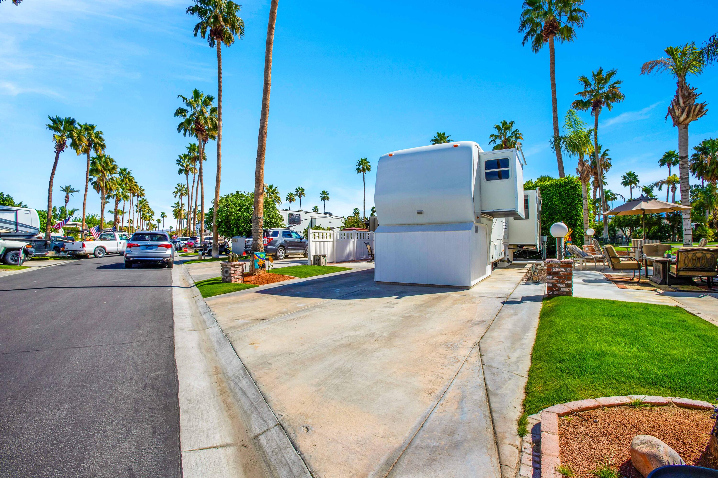 69411 Ramon Road, Unit 463 Cathedral City, CA 92234 - Photo 7 of 52 a view of a park with cars