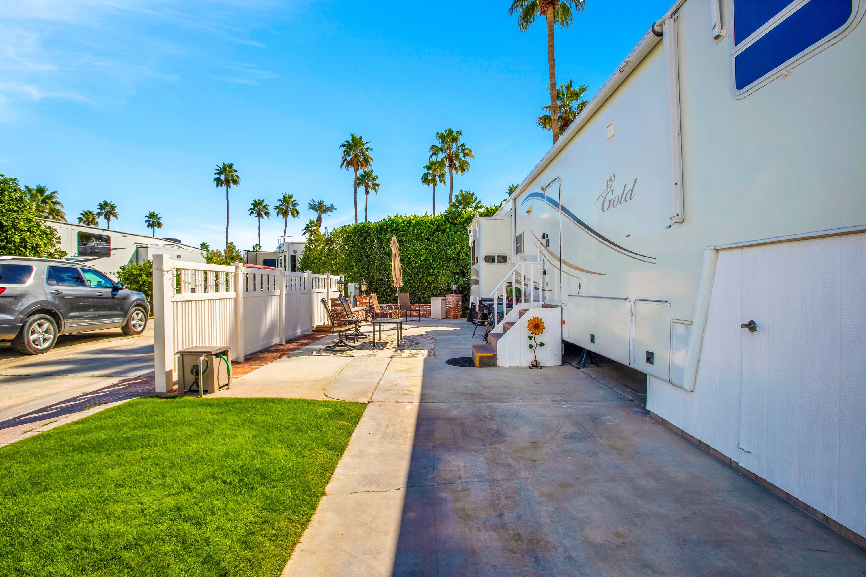 69411 Ramon Road, Unit 463 Cathedral City, CA 92234 - Photo 9 of 52 a view of a backyard