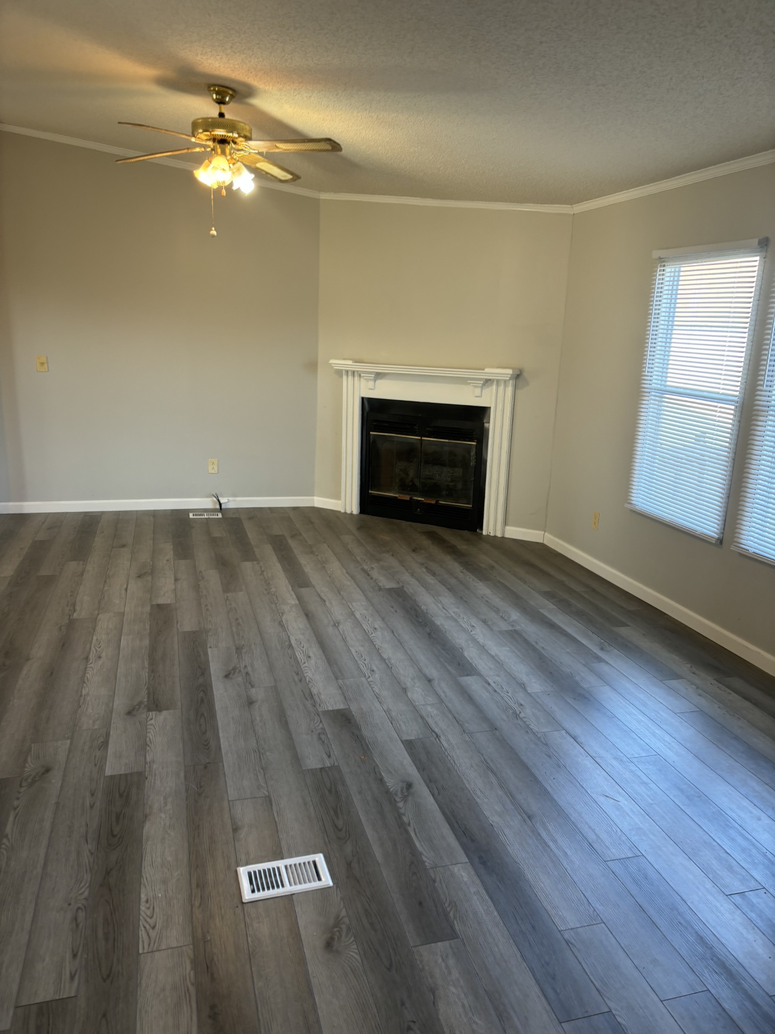 2475 Canoe Branch Road Lebanon, TN 37087 - Photo 15 of 25 wooden floor in an empty room with a fireplace