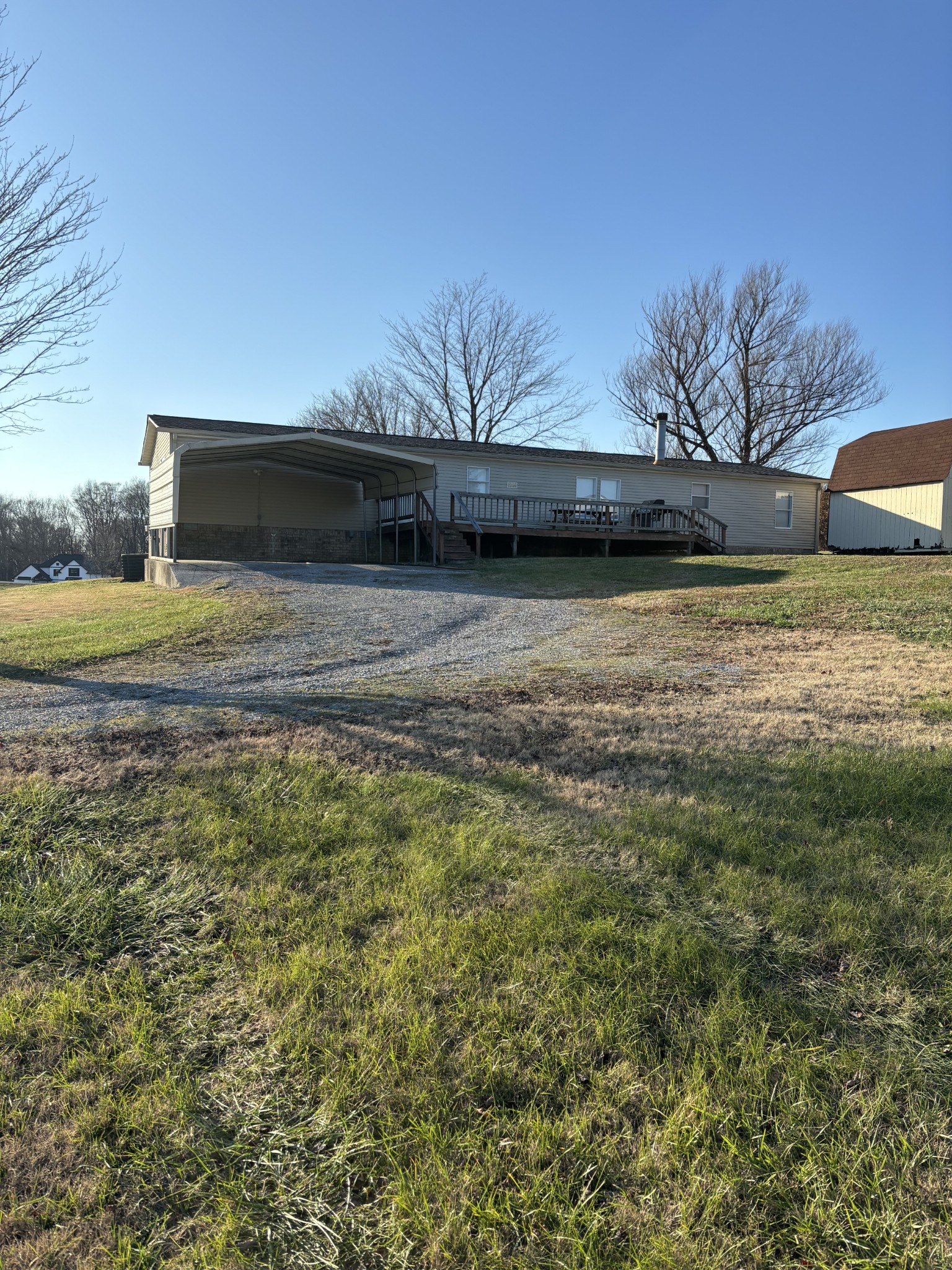 2475 Canoe Branch Road Lebanon, TN 37087 - Photo 2 of 25 a view of a yard with an outdoor space