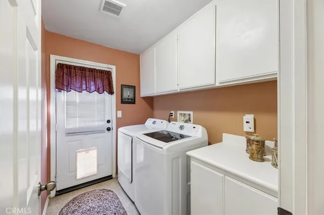 a room with storage and utility