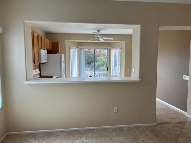 a view of a livingroom with a window