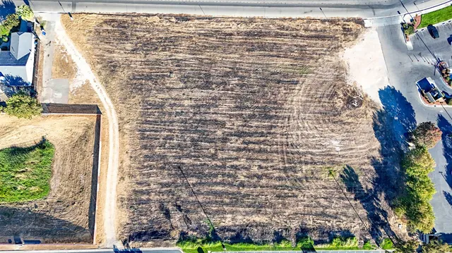 a view of a city with ocean