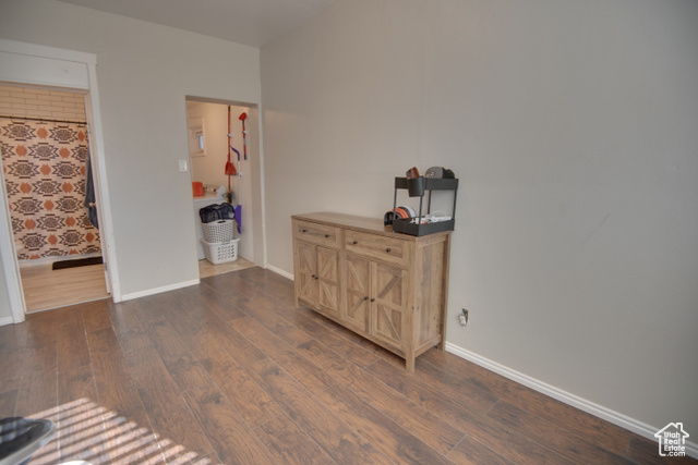 410 North Main Street Beaver, UT 84713 - Photo 19 of 31 Bedroom featuring dark hardwood / wood-style floors
