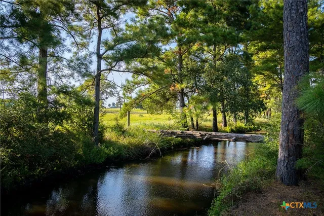 a view of a lake with houses