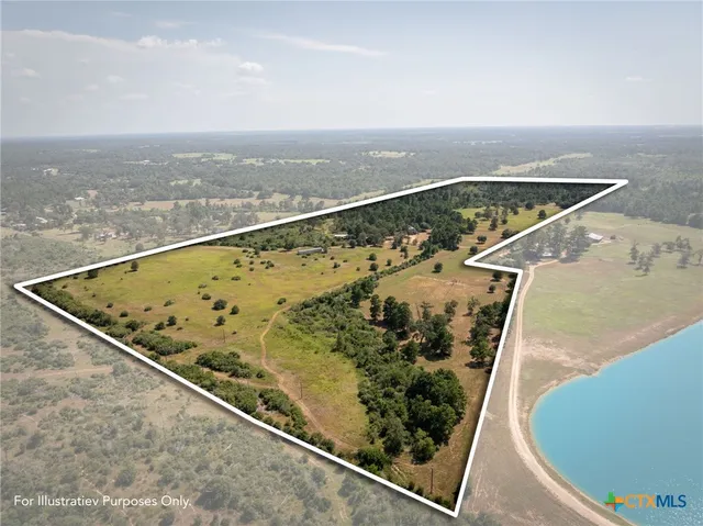 an aerial view of swimming pool