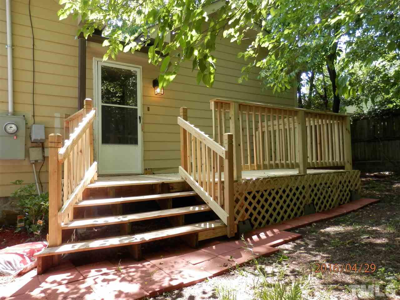 817 East Davie Street Raleigh, NC 27601 - Photo 24 of 25 a view of stairs and yard