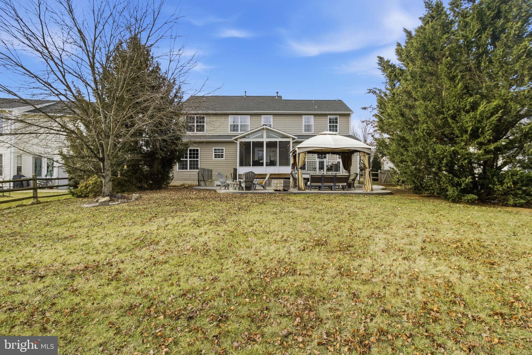 720 Vista Ridge Drive Northeast Leesburg, VA 20176 - Photo 39 of 61 Backyard is fully fenced and evergreen trees