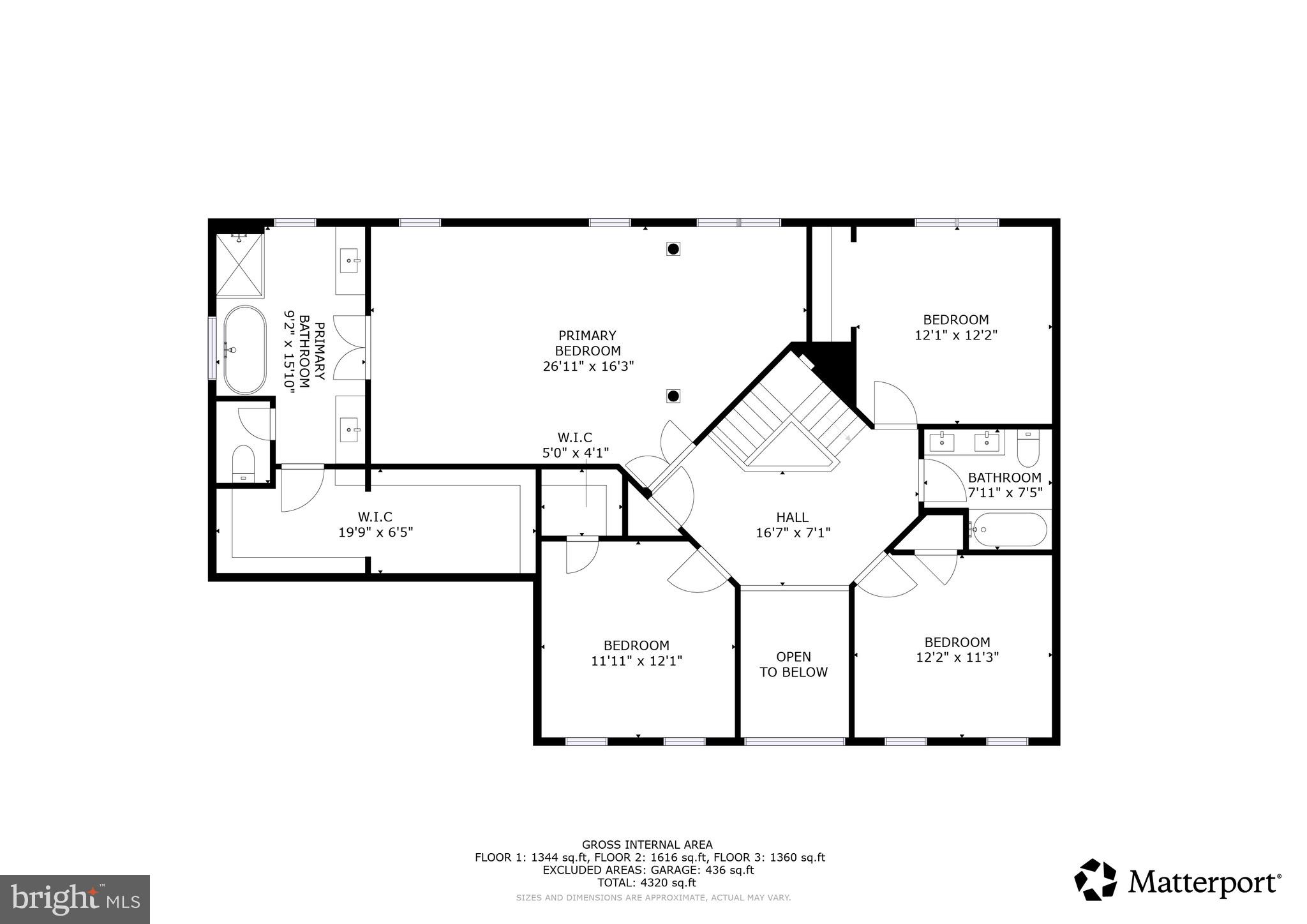 720 Vista Ridge Drive Northeast Leesburg, VA 20176 - Photo 59 of 61 Floor Plan - Upper Level