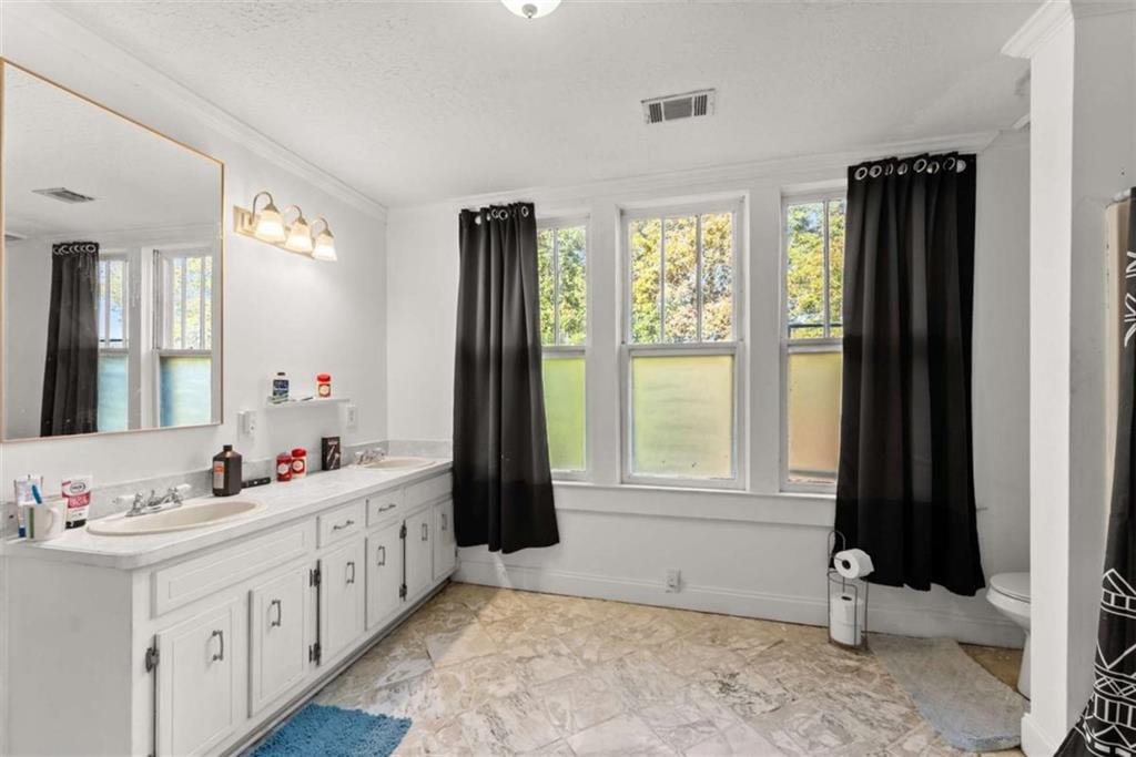 6622 Old Cleveland Road Clermont, GA 30527 - Photo 32 of 69 a bathroom with a sink mirror and a window