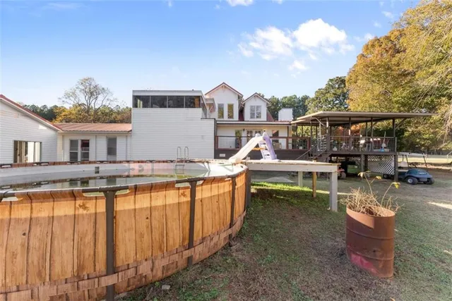 a view of an ocean and mountains