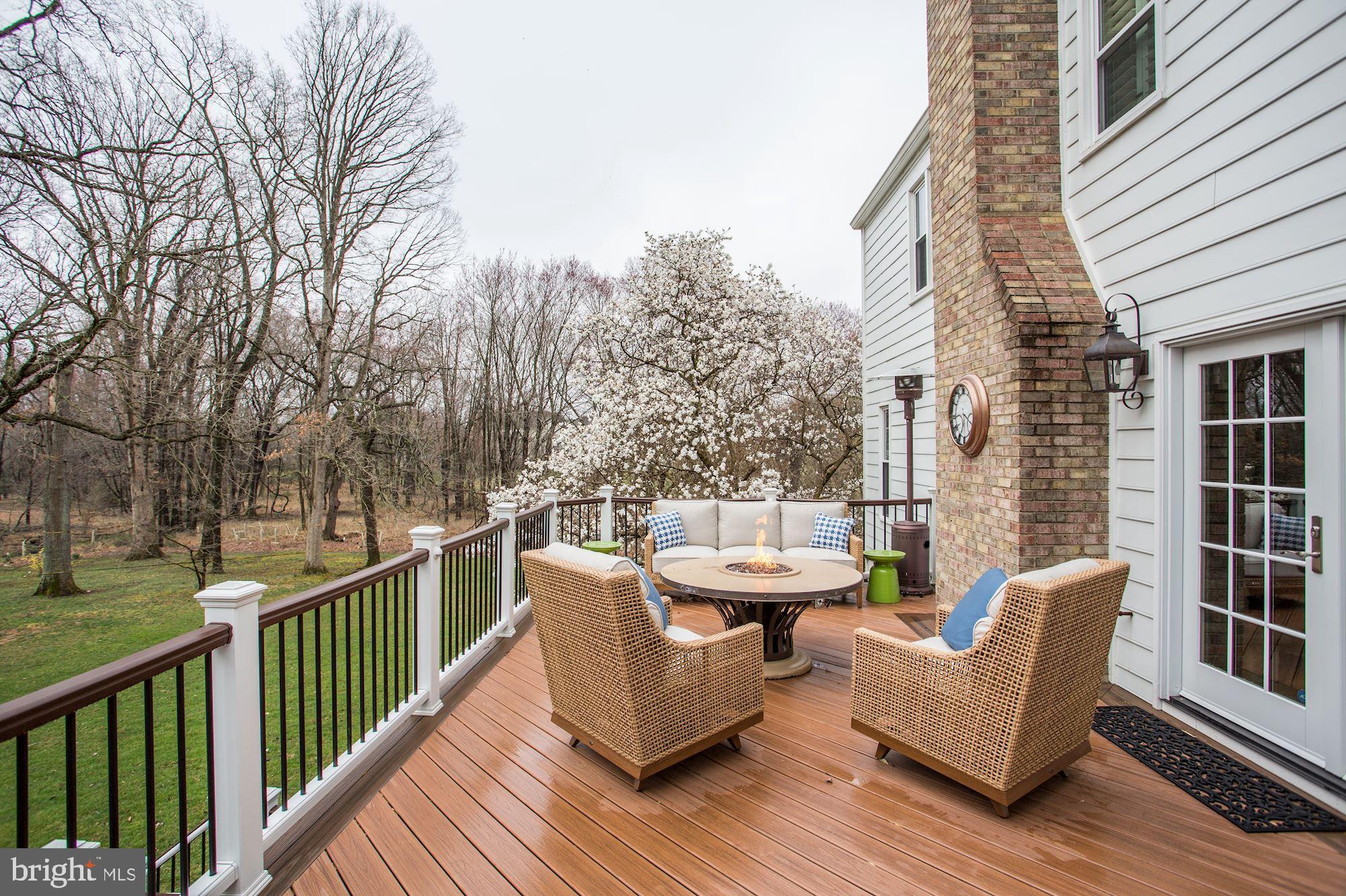 1000 Riva Ridge Drive Great Falls, VA 22066 - Photo 50 of 89 Deck Fire Pit View
