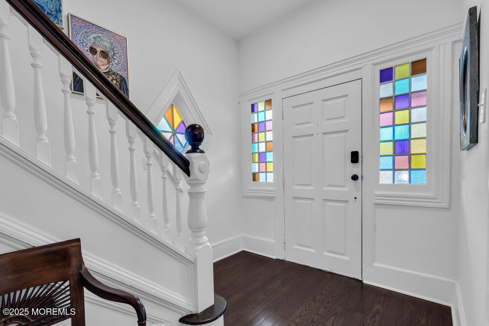 1200 Sunset Avenue Asbury Park, NJ 07712 - Photo 31 of 57 a view of entryway with stairs and wooden floor