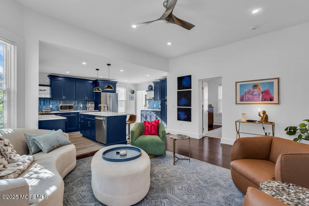 1200 Sunset Avenue Asbury Park, NJ 07712 - Photo 42 of 57 a living room with furniture and a flat screen tv