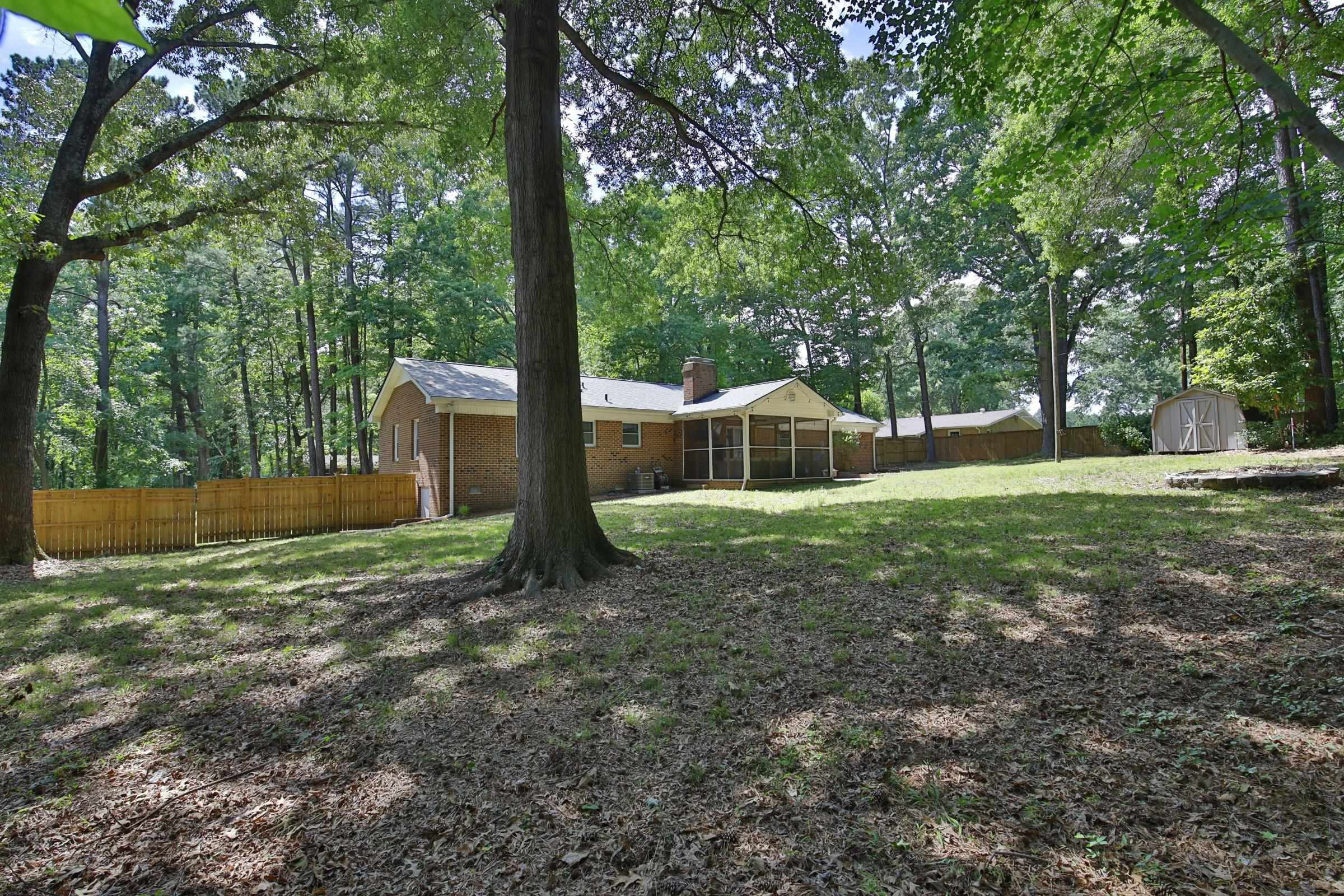 4300 Batts Road Raleigh, NC 27604 - Photo 26 of 28 Fenced in Back Yard