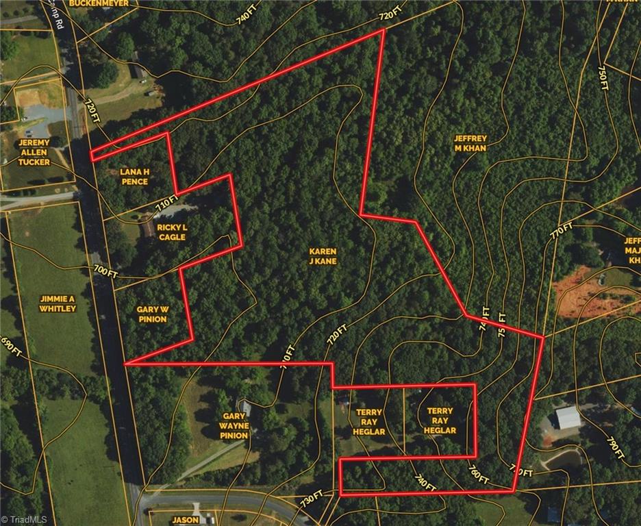 44650 Fish Camp Road New London, NC 28127 - Photo 7 of 23 Topo Lines