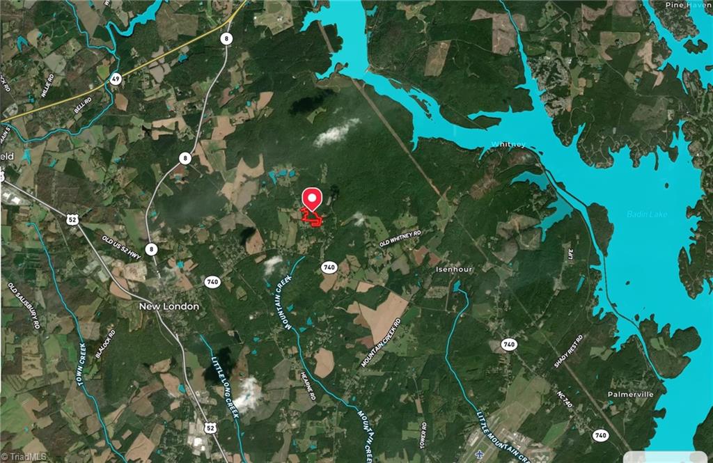 44650 Fish Camp Road New London, NC 28127 - Photo 8 of 23 Hydro Map