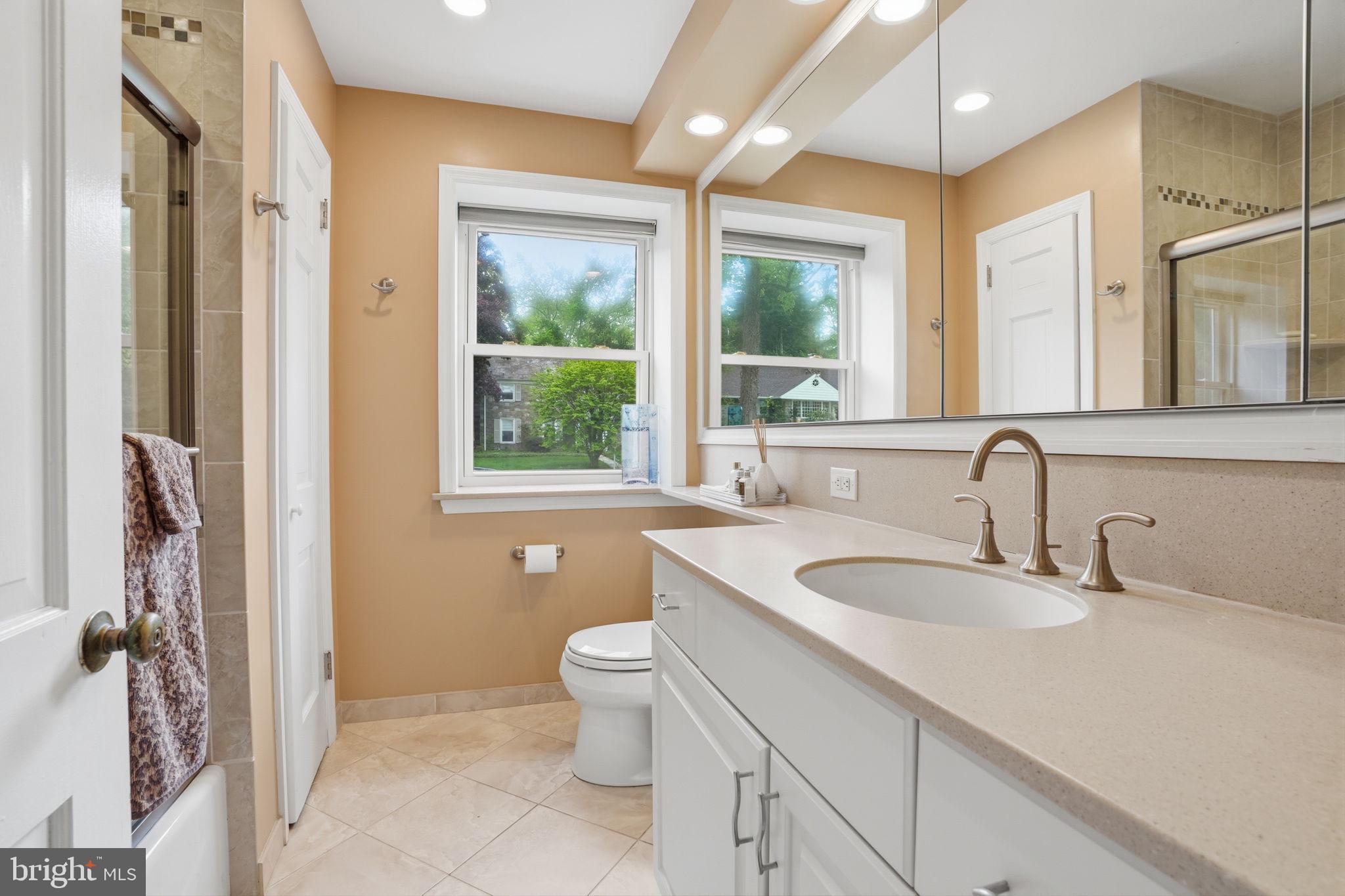 1363 Panther Road Rydal, PA 19046 - Photo 34 of 52 Hall Bathroom on 2nd floor