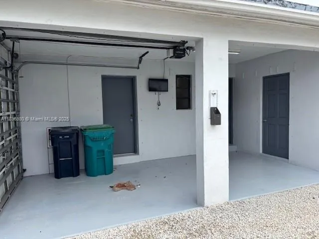 a view of a room with a wardrobe space