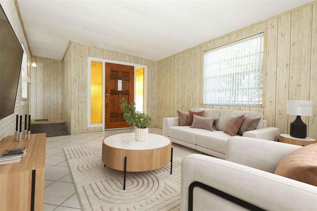 124 Salem Street Altamonte Springs, FL 32701 - Photo 2 of 45 a living room with furniture and a large window