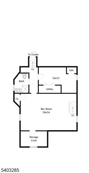 721 Summit Street Linden, NJ 07036 - Photo 27 of 27 a picture of a floor plan