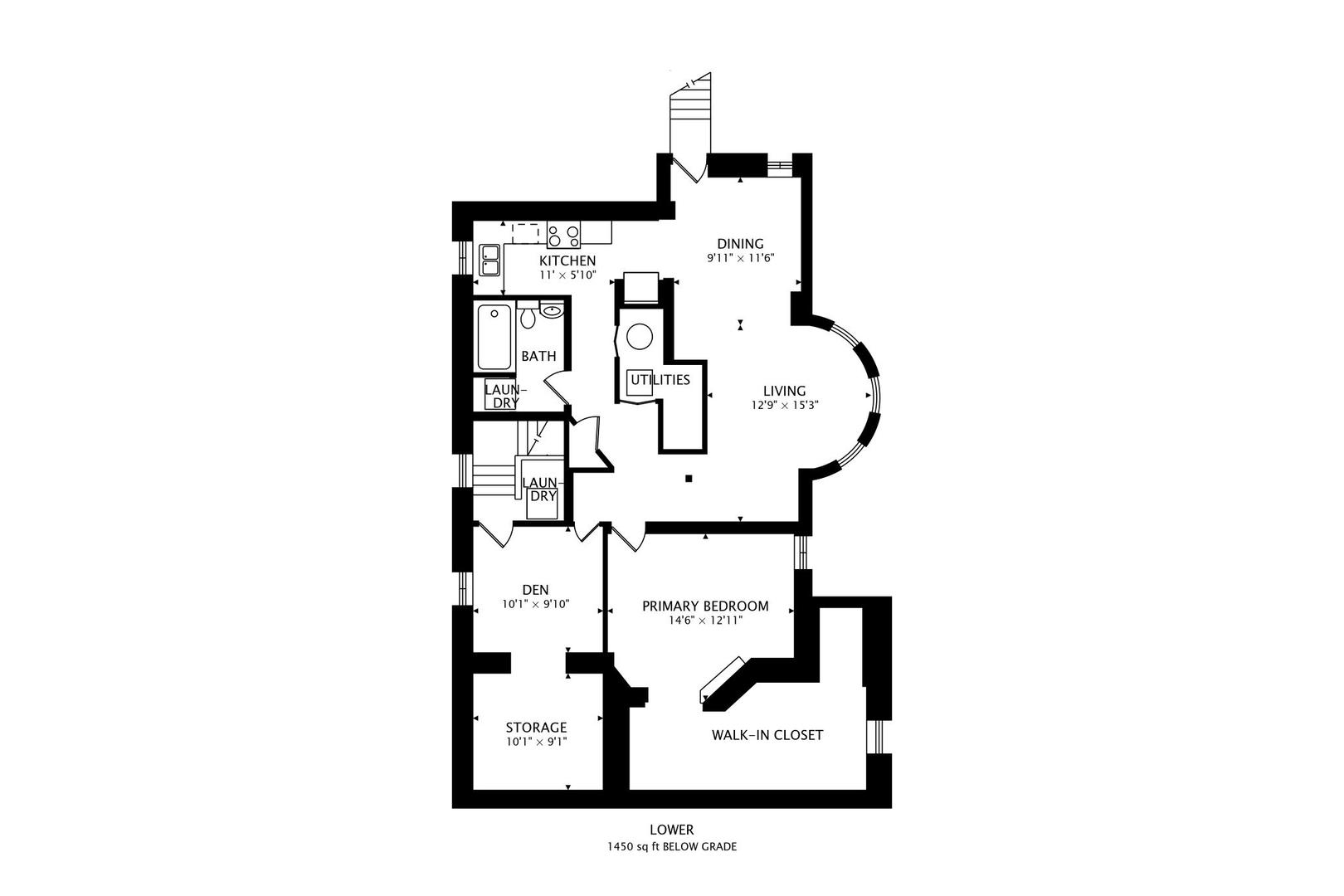 7015 North Sheridan Road Chicago, IL 60626 - Photo 37 of 40 a picture of floor plan
